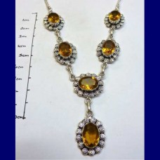 necklace.. citrine-